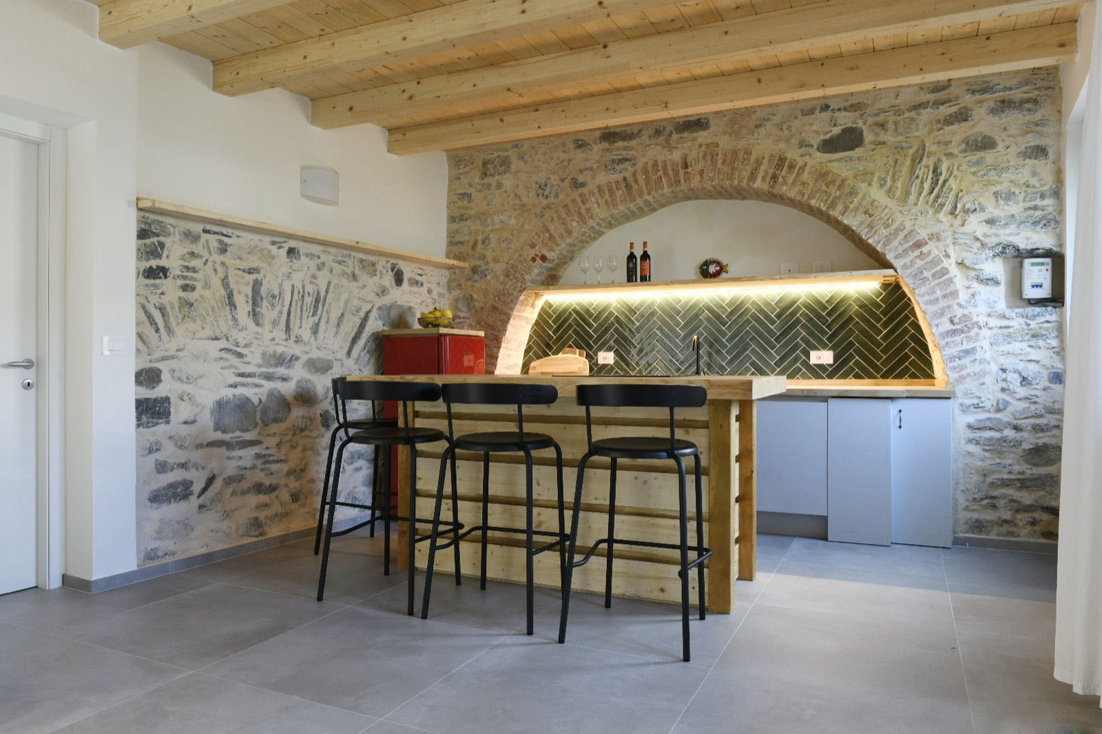 Cucina Casa del Manente, piano terra